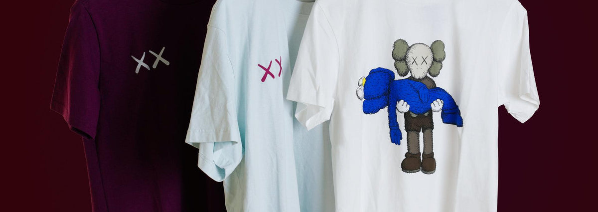 kaws x uniqlo gone tee white