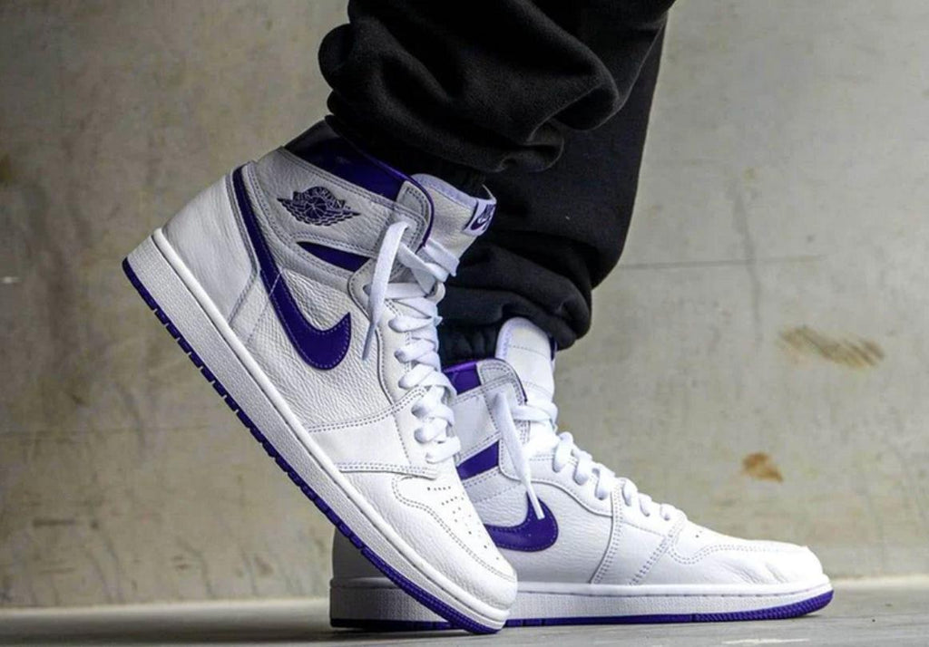 Make a Statement With Purple Air Jordan 1 Sneakers