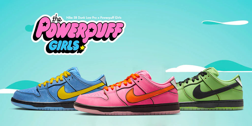 Sugar, Spice, and Everything Nice: Nike Teams up with the Powerpuff Girls to Release the Highly Anticipated Nike SB Dunk Low X Powerpuff Girls Three-part Collection