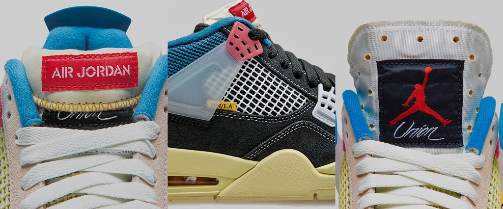A Historic Partnership:  Diving into Union X Air Jordan 4's Coveted Collaborations Throughout the Years.