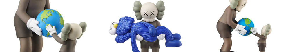 Bringing Artistry to Life: KAWS THE PROMISE VINYL FIGURE SET BROWN/BLACK/GREY