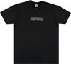 Supreme Kaws Chalk Logo T-Shirt Black