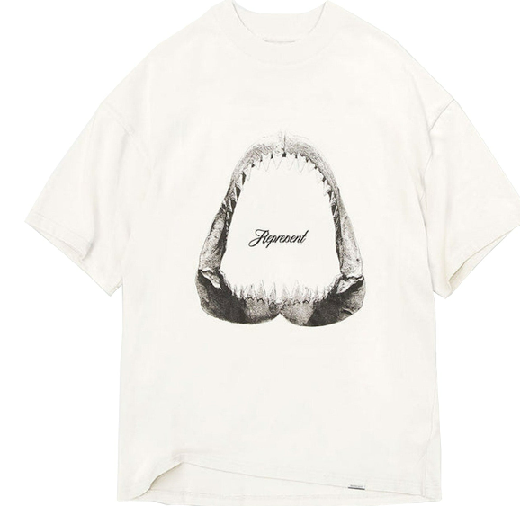 Represent Shark T-Shirt Black