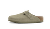 Birkenstock Boston Soft Footbed Suede Faded Khaki