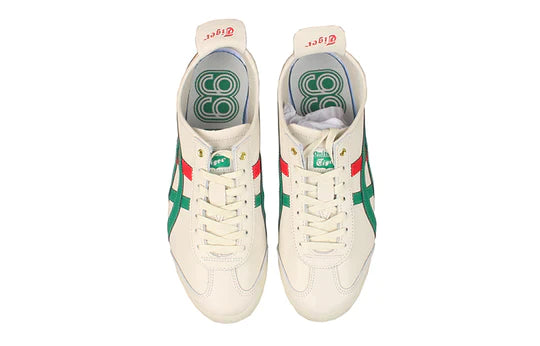 Buy Onitsuka Tiger Mexico 66 Birch Kale Red Gold Mad Kicks KSA